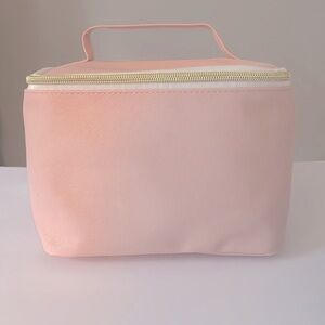🌸✨Light Pink Cosmetic Bag with Gold Zipper
